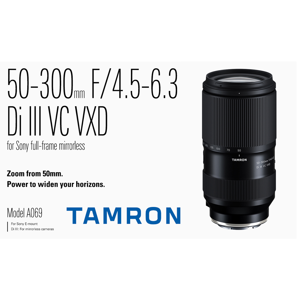 Tamron Announces a Unique Tele Lens that Zooms from 50mm A Class-Leading Lightweight 6x Lens!